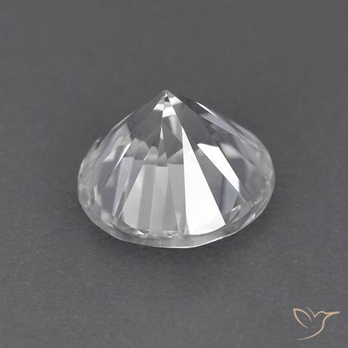 Zircone Bianco naturale da 1.92 ct, Rotondo, VVS