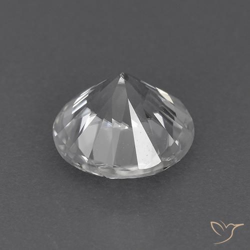 Zircone Bianco naturale da 1.83 ct, Rotondo, VVS-VS