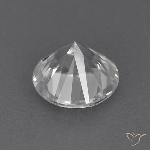 Zircone Bianco naturale da 1.84 ct, Rotondo, VVS-VS