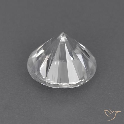 Zircone Bianco naturale da 1.89 ct, Rotondo, VVS-VS