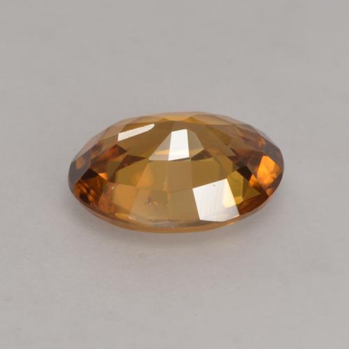 Zircone naturale arancione da 1,75 ct, taglio ovale, VS