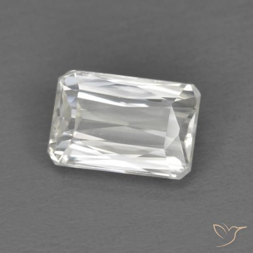 Zircone Bianco naturale da 1.38 ct, Ottagonale / Taglio smeraldo, VVS-VS