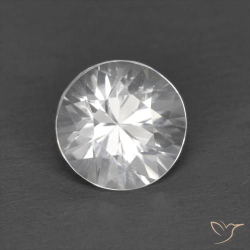 Zircone Bianco naturale da 1.24 ct, Rotondo, VS