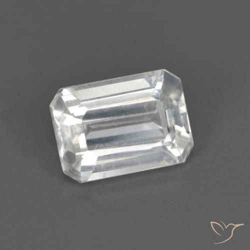 Zircone Bianco naturale da 1.58 ct, Ottagonale / Taglio smeraldo, VVS