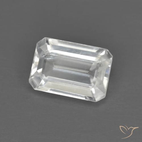 Zircone Bianco naturale da 1.45 ct, Ottagonale / Taglio smeraldo, VVS-VS
