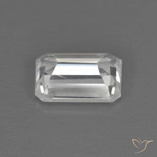 Zircone Bianco naturale da 1.45 ct, Ottagonale / Taglio smeraldo, VVS-VS