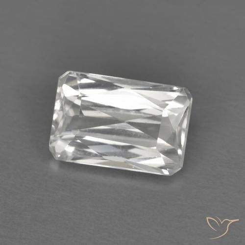 Zircone Bianco naturale da 1.32 ct, Ottagonale / Taglio smeraldo, VVS