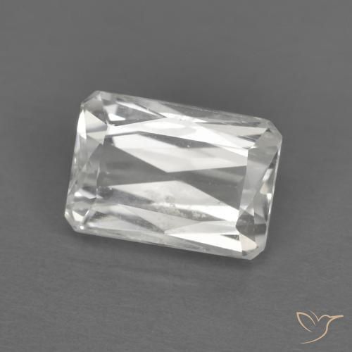 Zircone Bianco naturale da 1.75 ct, Ottagonale / Taglio smeraldo, VVS-VS