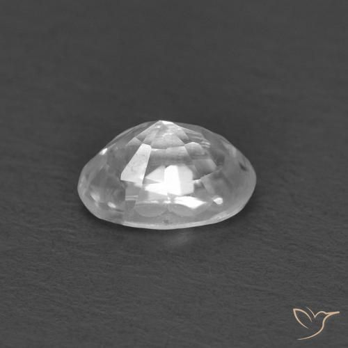Zircone Bianco naturale da 0.48 ct, Ovale, VVS