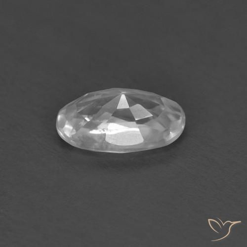 Zircone Bianco naturale da 0.40 ct, Ovale, VVS