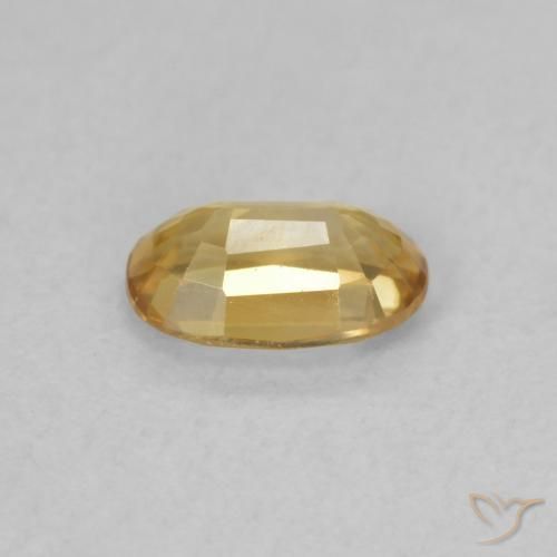 Zircone Champagne naturale da 0.67 ct, Ovale, VVS-VS