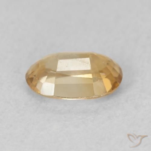 Zircone Oro naturale da 0.71 ct, Ovale, VVS-VS