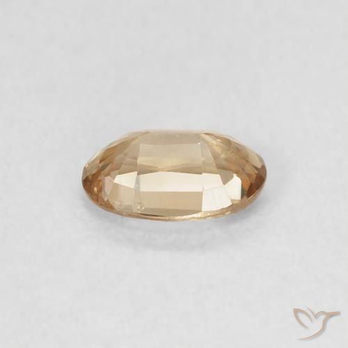 Zircone Oro naturale da 0.70 ct, Ovale, VVS
