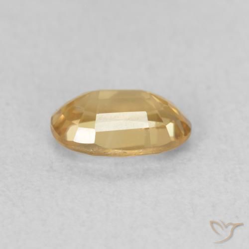 Zircone Oro naturale da 0.71 ct, Ovale, VVS-VS