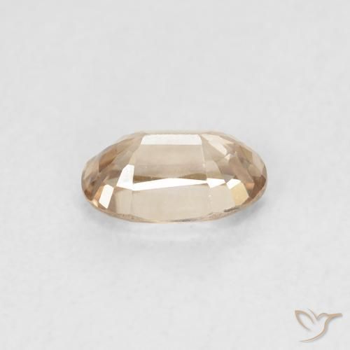 Zircone Giallo chiaro naturale da 0.73 ct, Ovale, VVS