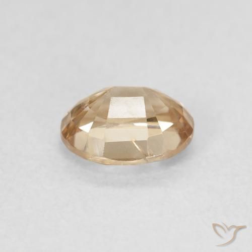 Zircone Oro naturale da 0.98 ct, Ovale, VS