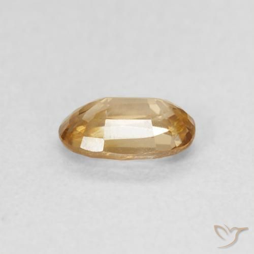 Zircone Oro naturale da 0.69 ct, Ovale, VS