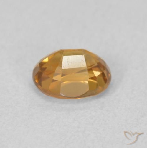 Zircone Oro medio naturale da 1.16 ct, Ovale, VVS