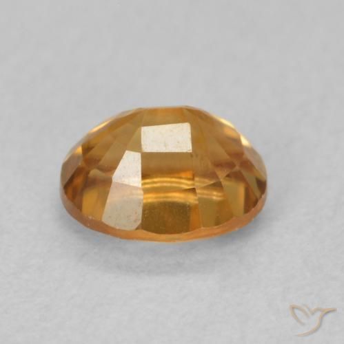 Zircone Marrone arancio naturale da 1.04 ct, Ovale, VS