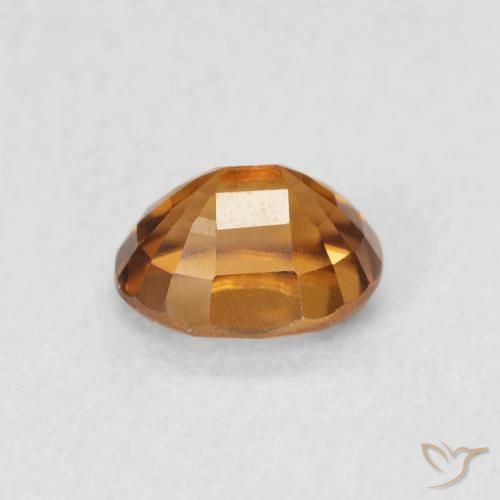Zircone Arancio Medio naturale da 1.02 ct, Ovale, VVS-VS