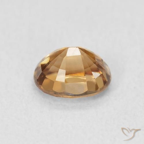Zircone Arancio Medio naturale da 1.06 ct, Ovale, VS
