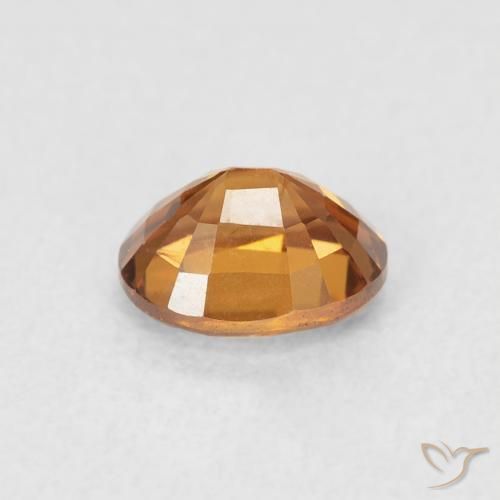 Zircone Marrone arancio naturale da 1.02 ct, Ovale, VS