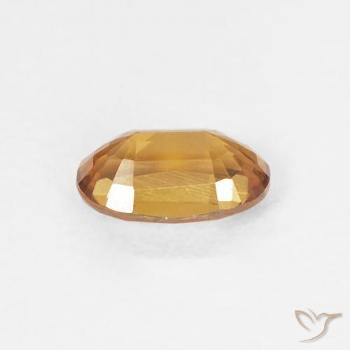 Zircone Arancio Medio naturale da 0.70 ct, Ovale, VVS