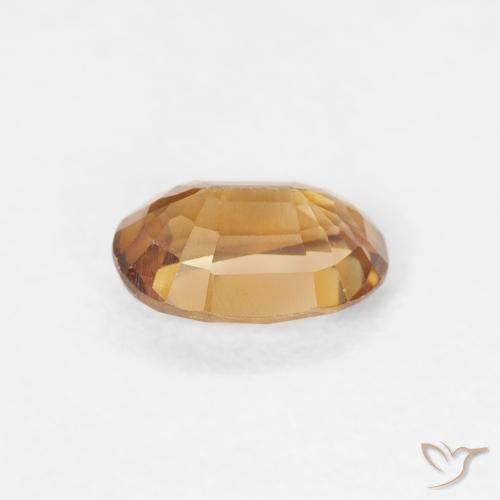 Zircone Arancio Medio naturale da 0.72 ct, Ovale, VVS