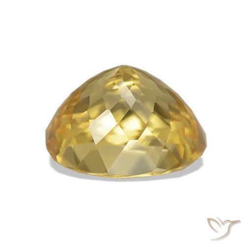 Zircone Dorato naturale da 3.73 ct, Ovale, VS