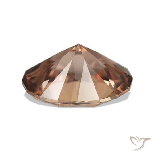 Zircone Marrone medio naturale da 4.93 ct, Ovale, VVS-VS